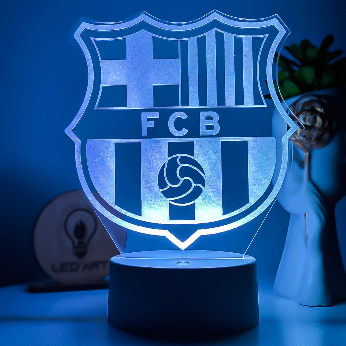 Veilleuse Football FC Barcelone