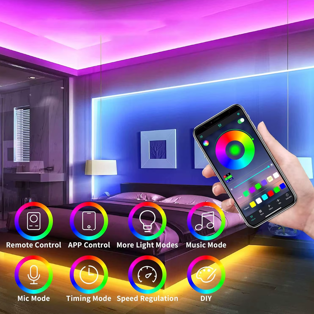 Bande LED Néon RGB Connecté - 5M
