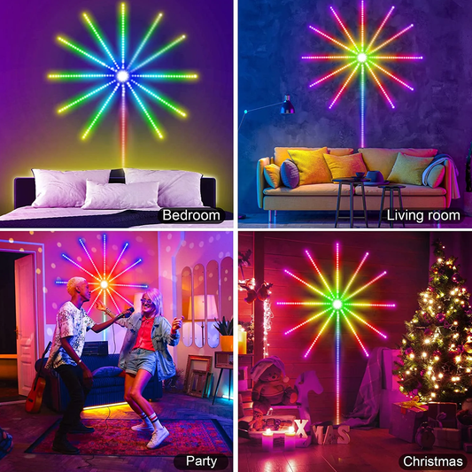 Bande lumineuse LED RGB avec contrôle de la musique