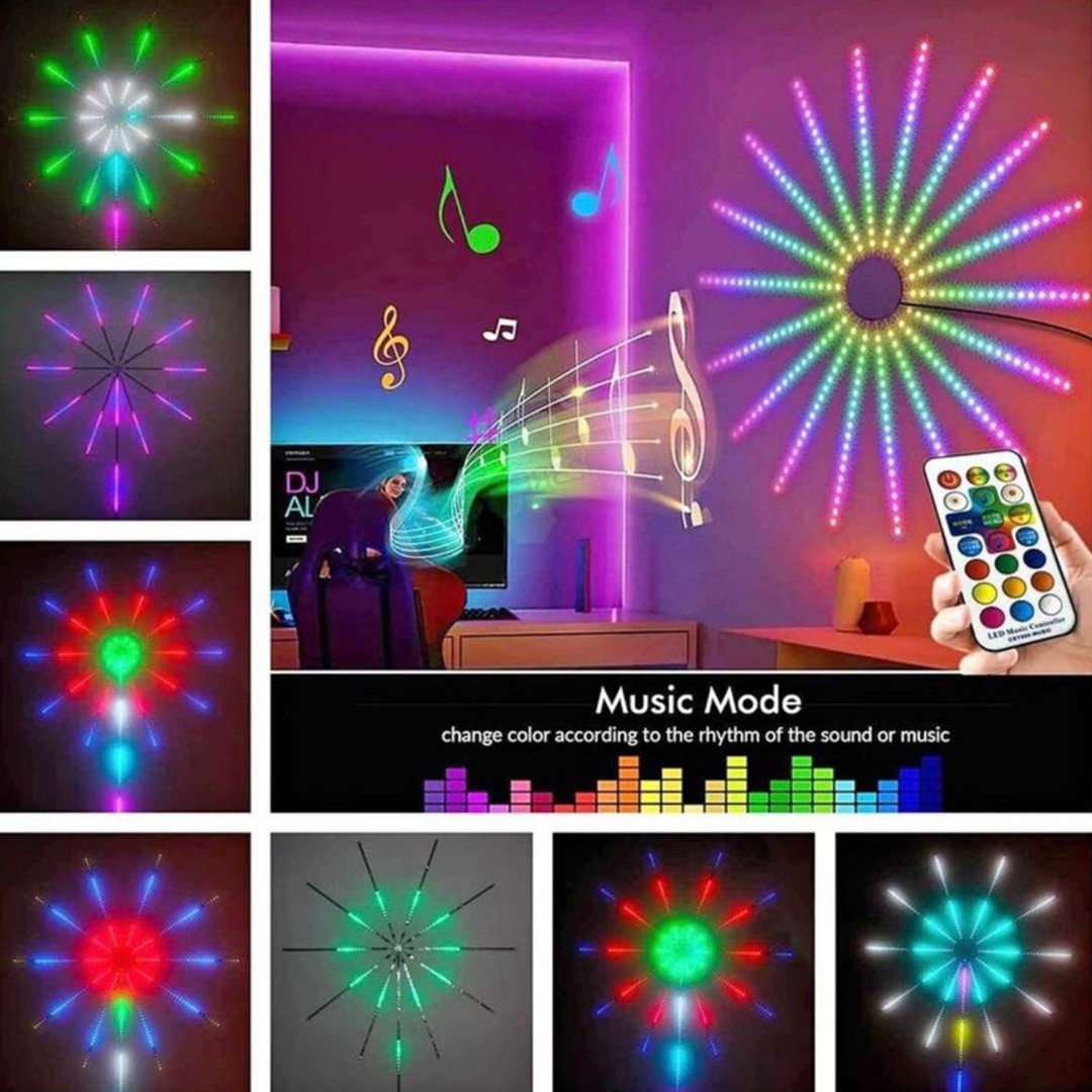 Bande lumineuse LED RGB avec contrôle de la musique
