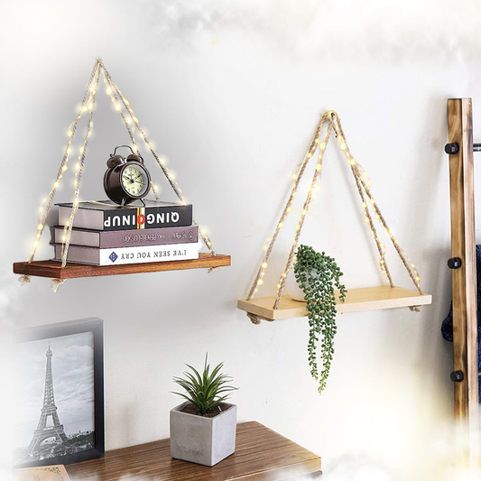 Étagère Lumineuse LED en bois