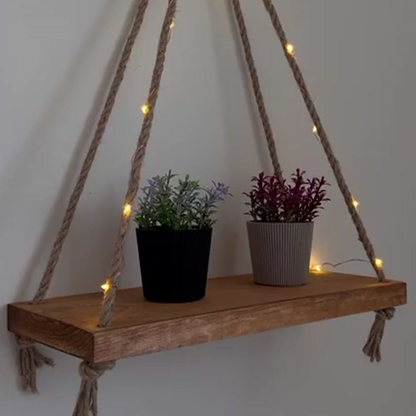 Étagère Lumineuse LED en bois