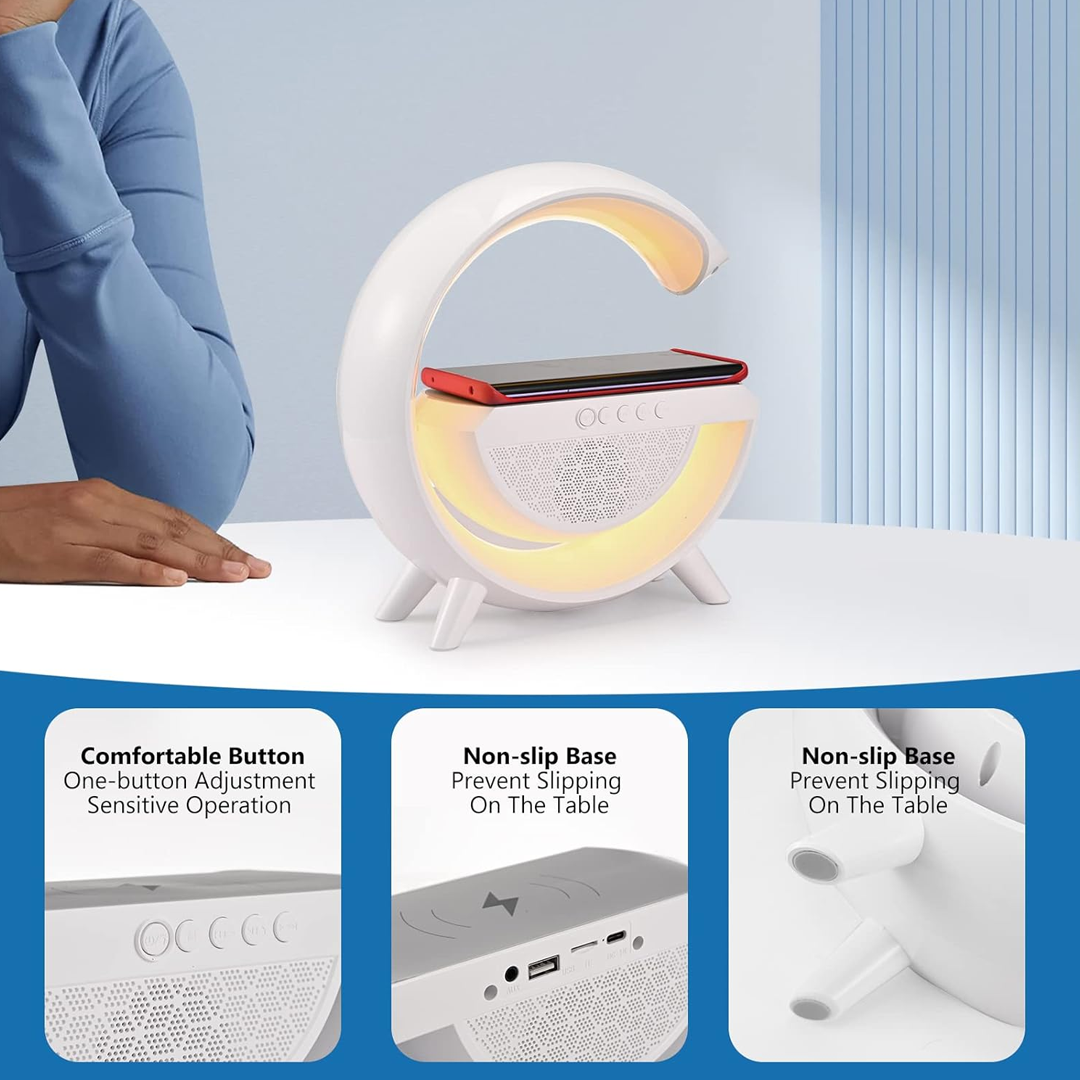 Haut-Parleur Bluetooth Multifonction avec Lumières LED