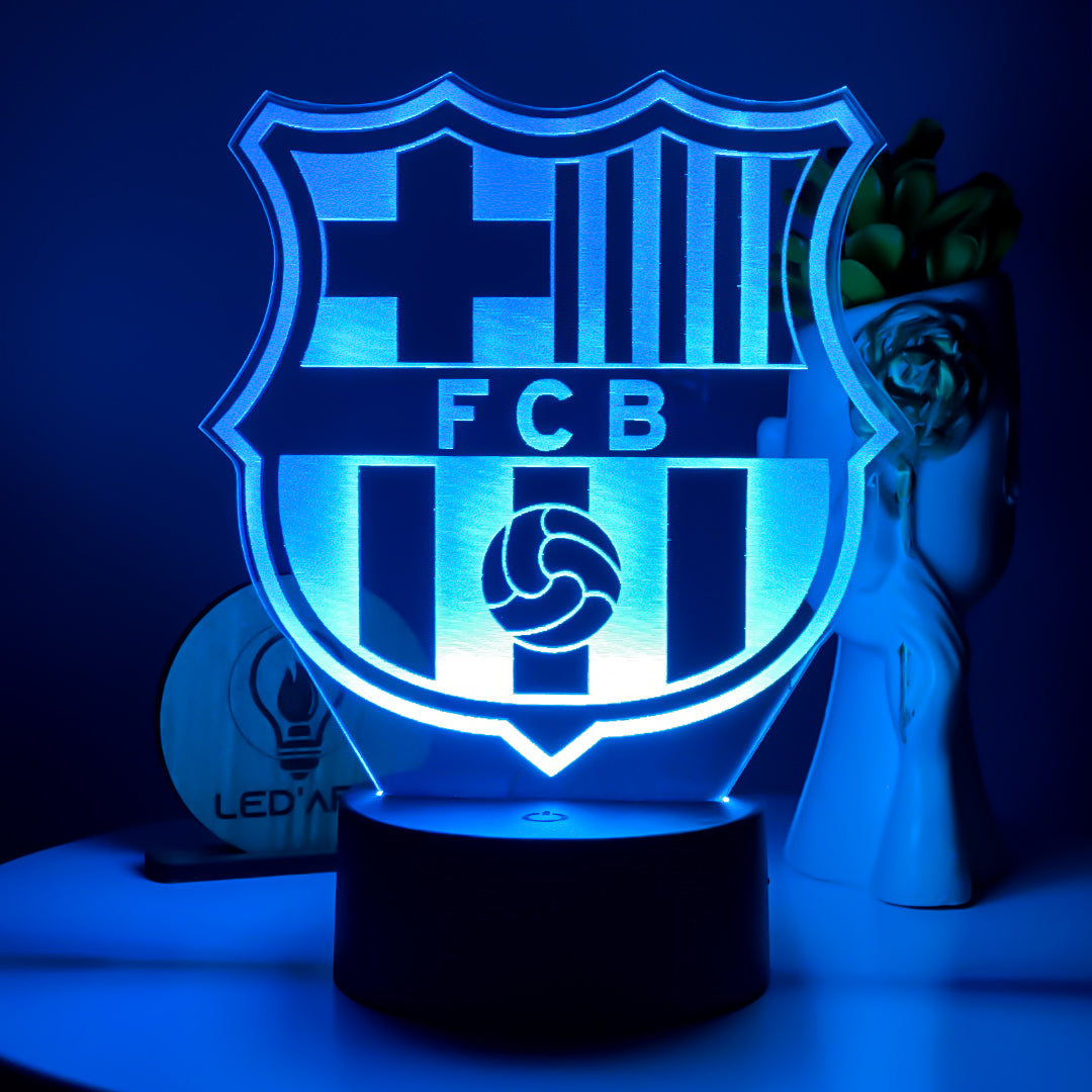 Veilleuse Football FC Barcelone - Led'Art