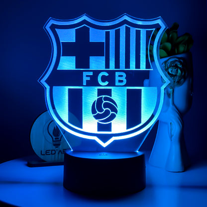 Veilleuse Football FC Barcelone - Led'Art