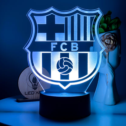 Veilleuse Football FC Barcelone - Led'Art