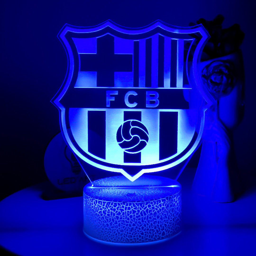 Veilleuse Football FC Barcelone - Led'Art