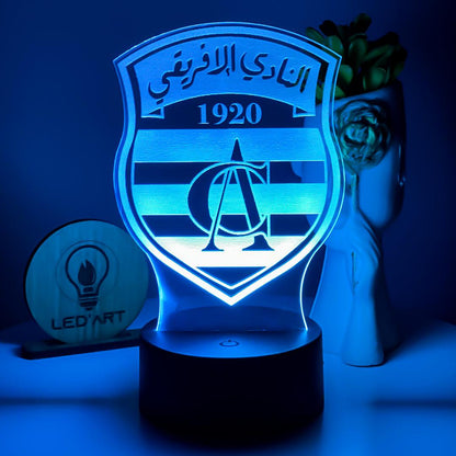 Veilleuse Football Club Africain - Led'Art